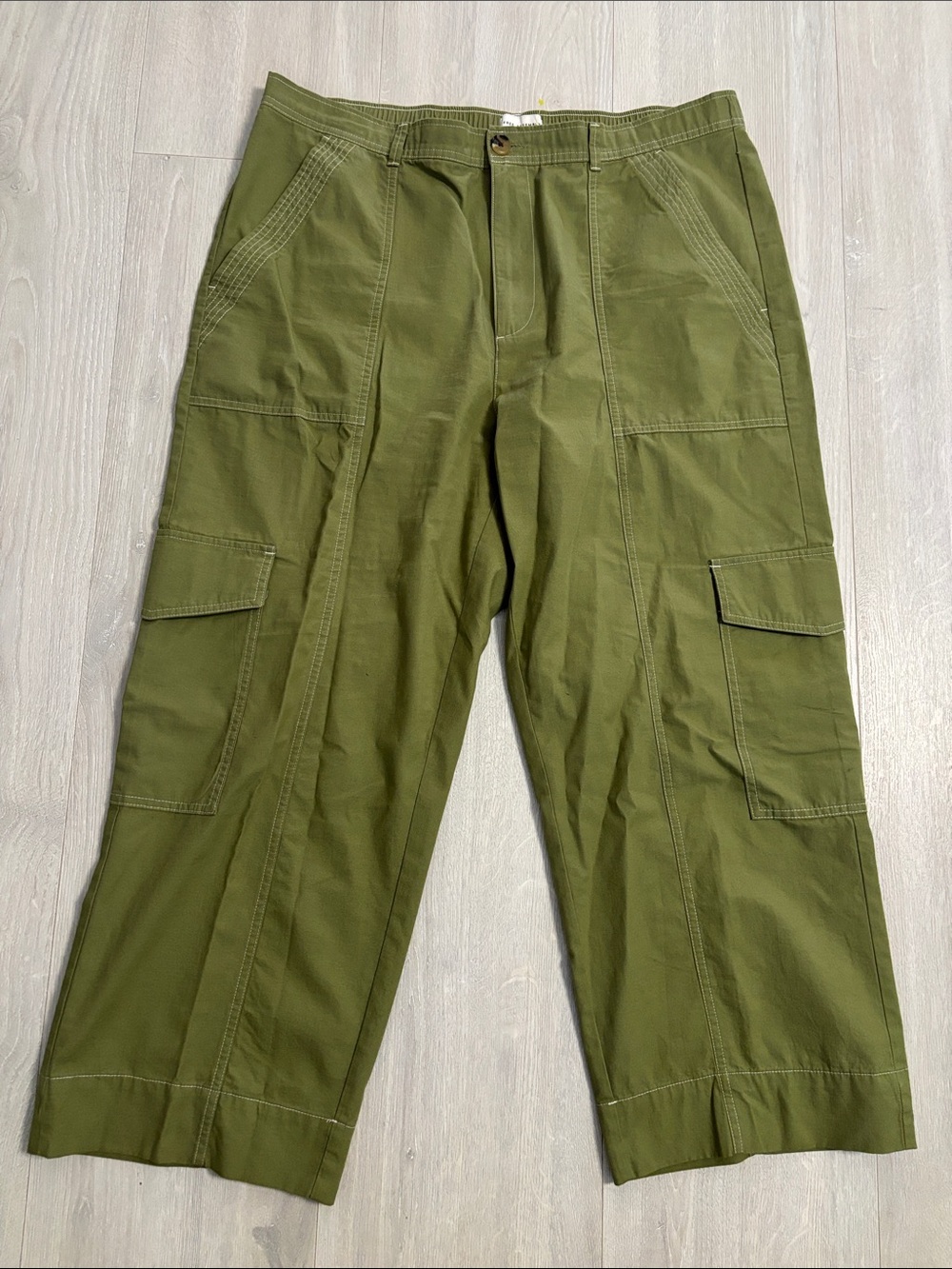 🔥BUNDLESALE Men's XXL Free Assembly Olive Utility Cargo Pants NWOT